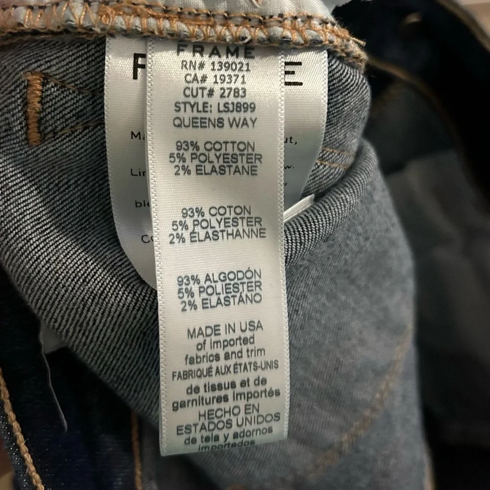 NWOT Frame Denim Le Skinny de Jeanne Jeans